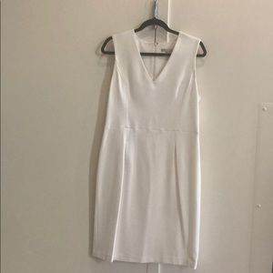 Banana Republic Cream White Sheath Dress